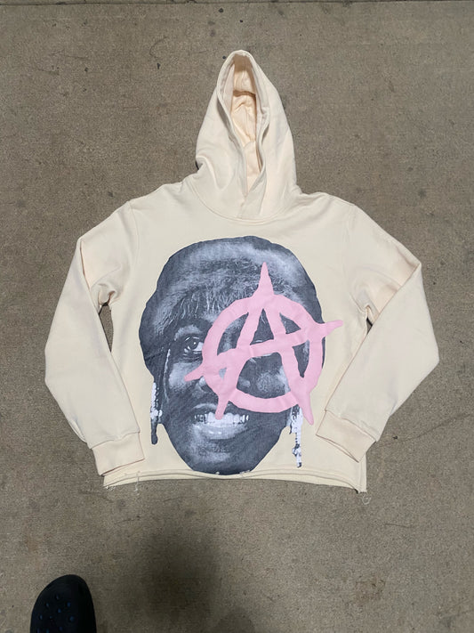 Big face lil boat cropped hoodie